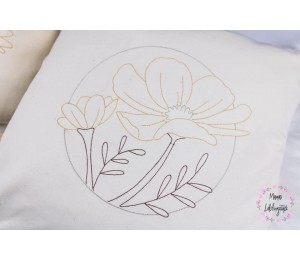 Stickserie - Kreisblumen Doodle